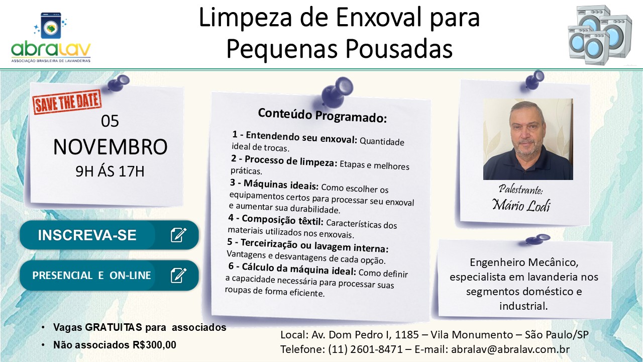 Limpeza de Enxoval para Pequenas Pousadas